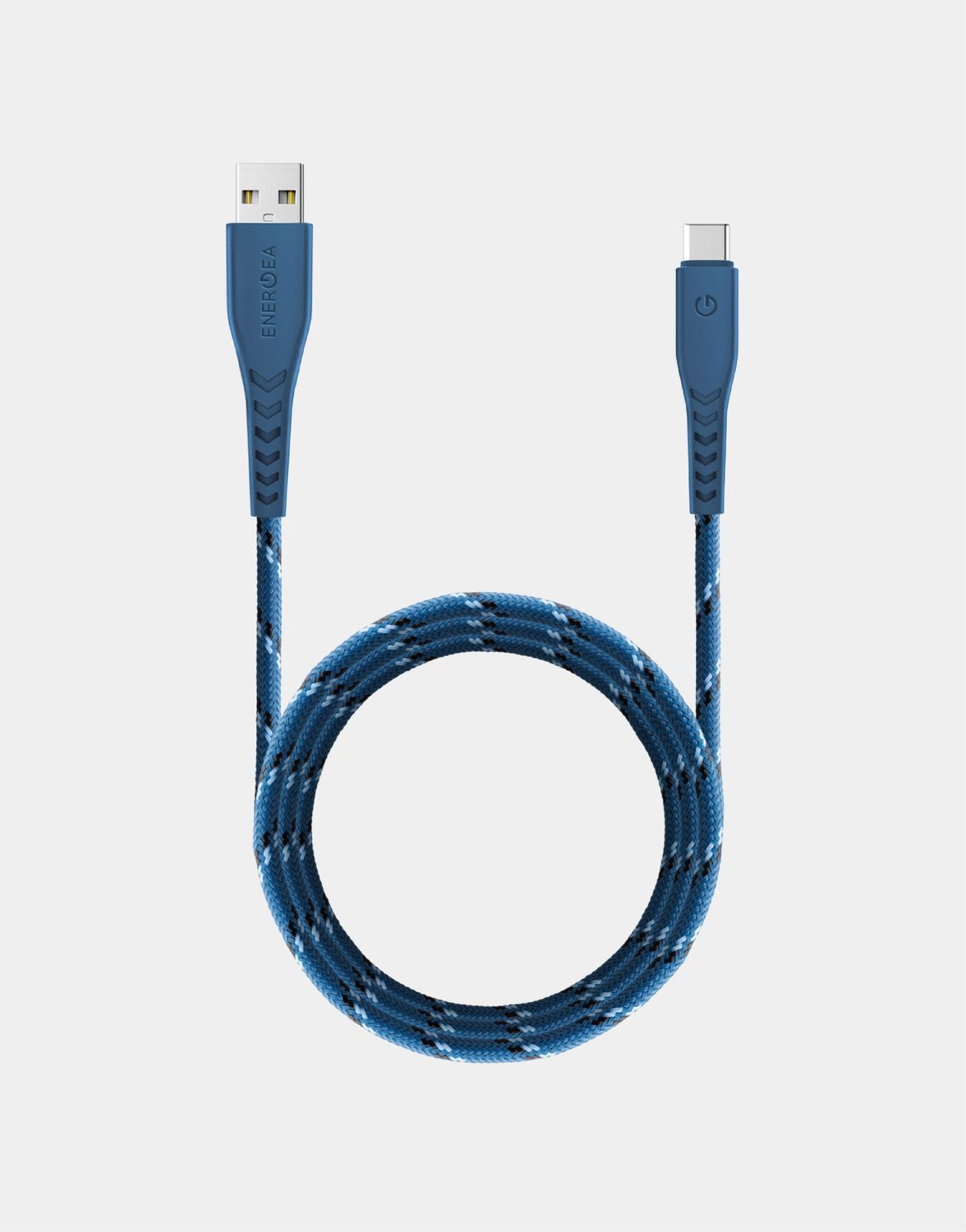 Energea NyloFlex USB-A to USB-C Cable, 1.5M Black