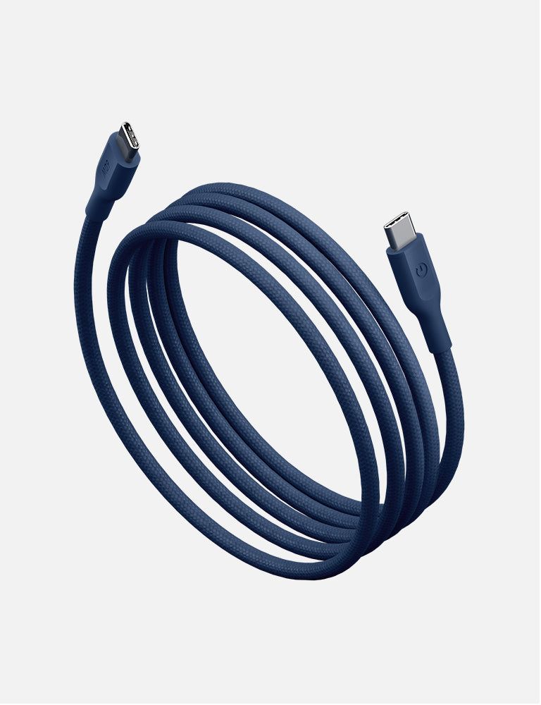 Energea Flow 60 USB-C to USB-C Cable, 1.5M Black
