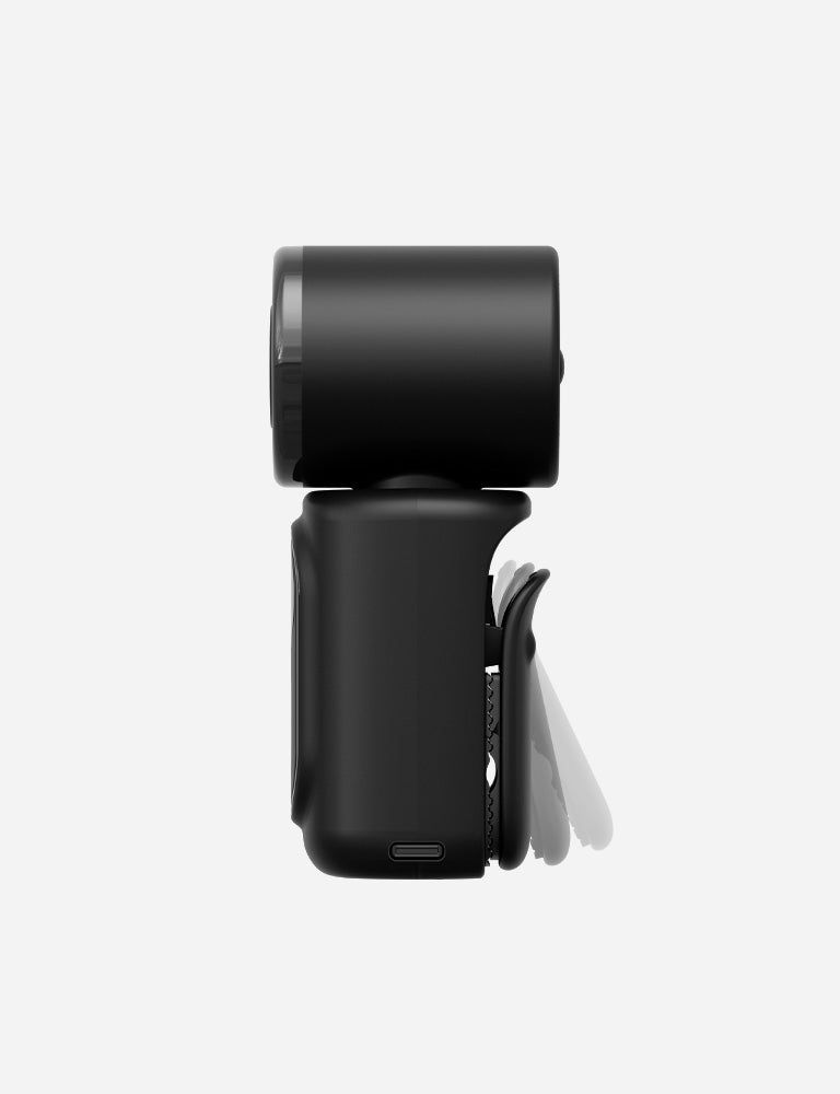 Energea AirVia Mini Portable Fan 3000mAh, Black