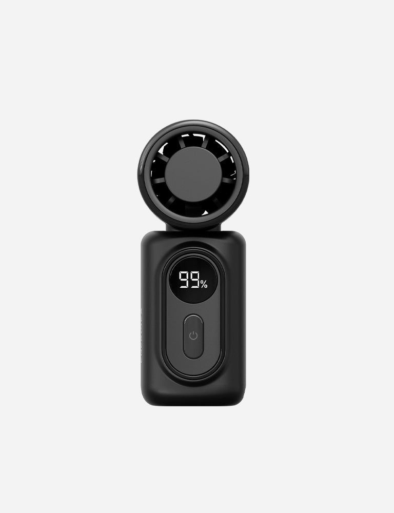 Energea AirVia Mini Portable Fan 3000mAh, Black
