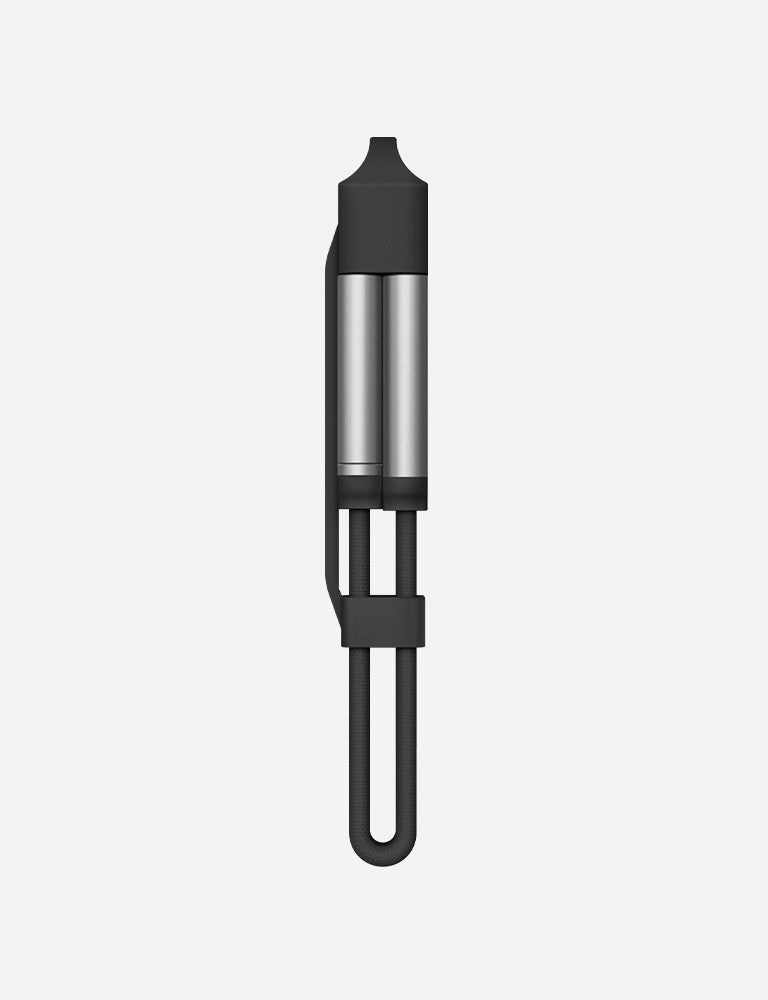 Energea Sheath 2 in 1 USB-C to USB-C + USB-A Key Cable, 15cm Ora