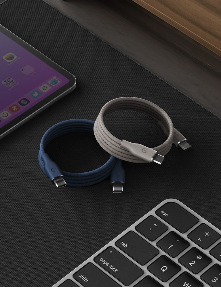 Energea Helix 60 USB-C to USB-C Cable, 1.5M Black