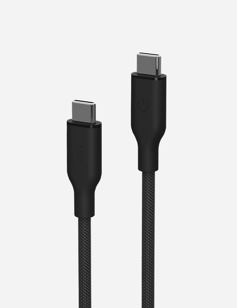 Energea Helix 60 USB-C to USB-C Cable, 1.5M Black
