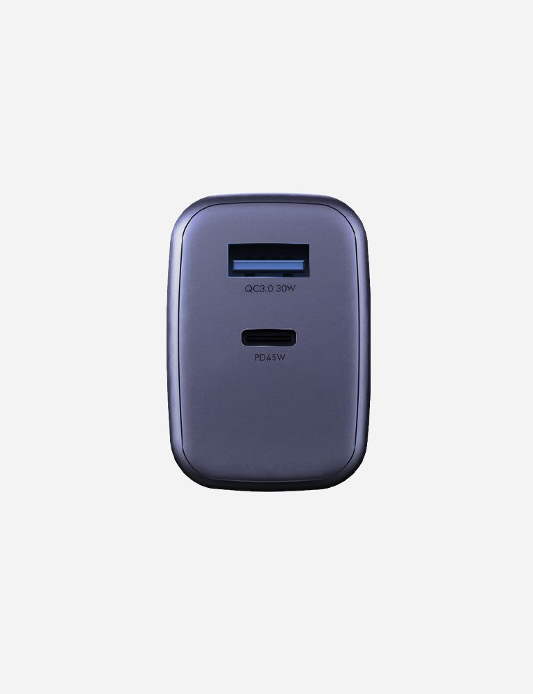 Energea AmpCharge 45W AVS 1A1C Wall Charger, Indigo Blue