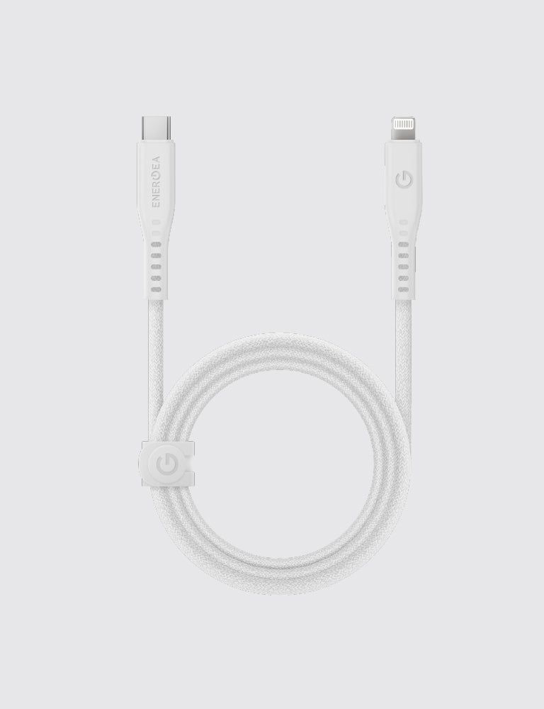 Energea Flow USB-C to Lightning Cable, 1.5M Black