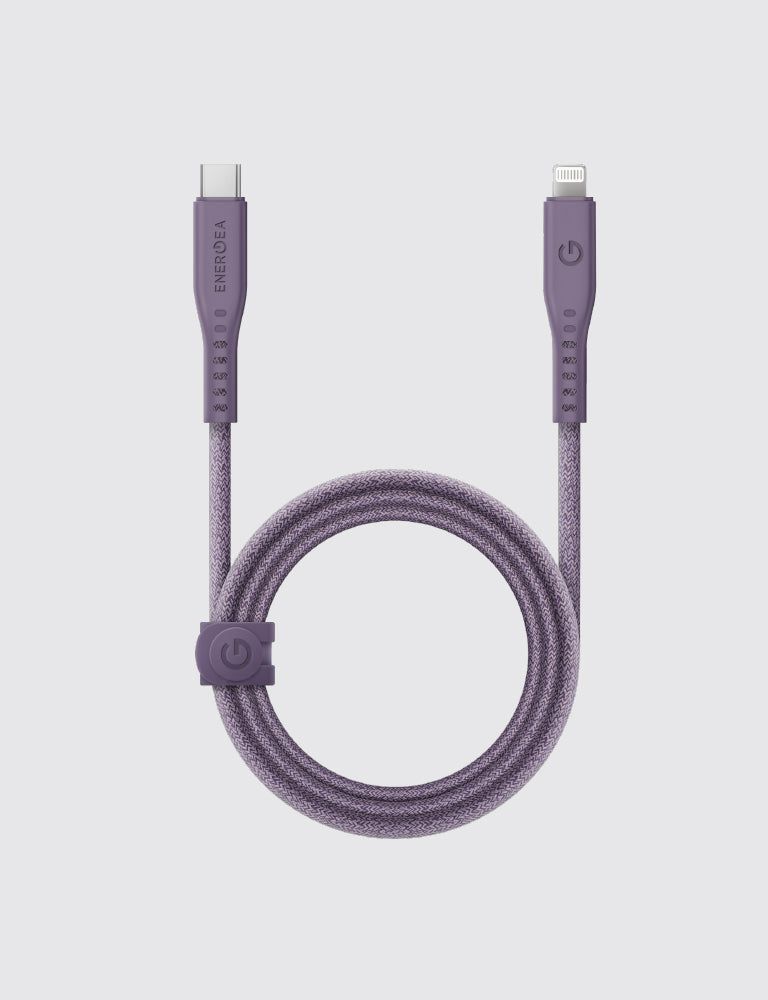Energea Flow USB-C to Lightning Cable, 1.5M Black