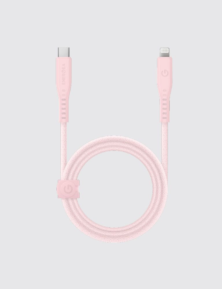 Energea Flow USB-C to Lightning Cable, 1.5M Black
