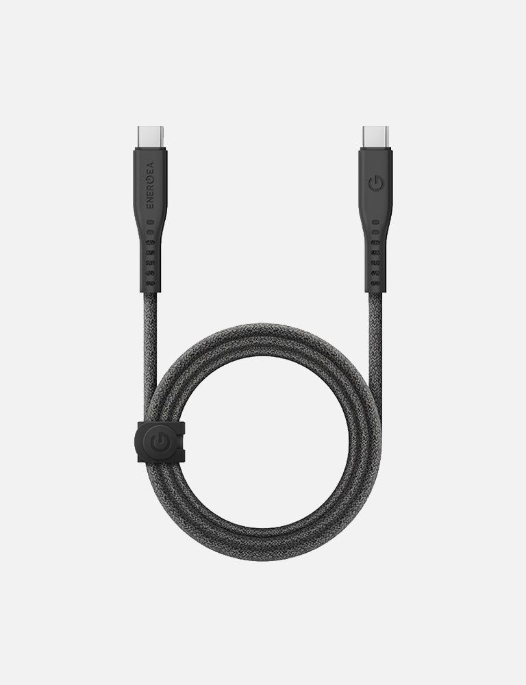 Energea Flow USB-C to USB-C Cable, 1.5M Black