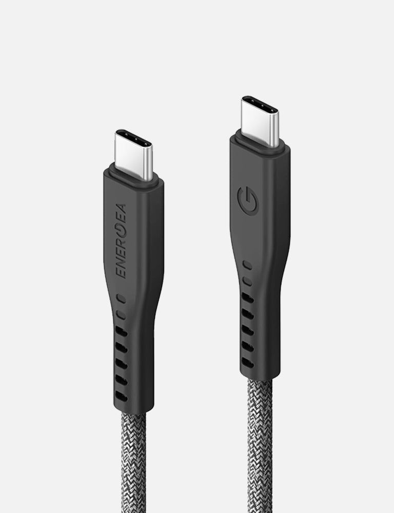 Energea Flow USB-C to USB-C Cable, 1.5M Black