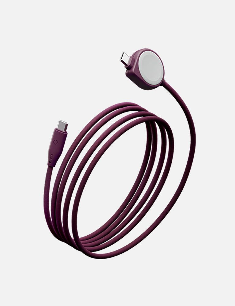 Energea Flow Duo Apple Watch Cable, 1.5M Black