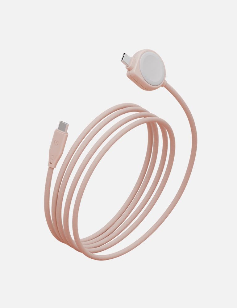 Energea Flow Duo Apple Watch Cable, 1.5M Black