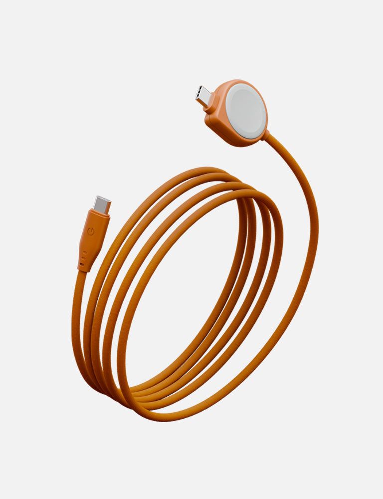 Energea Flow Duo Apple Watch Cable, 1.5M Black