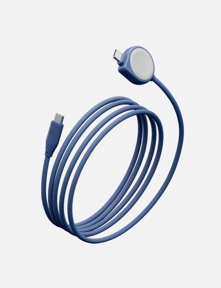Energea Flow Duo Apple Watch Cable, 1.5M Black