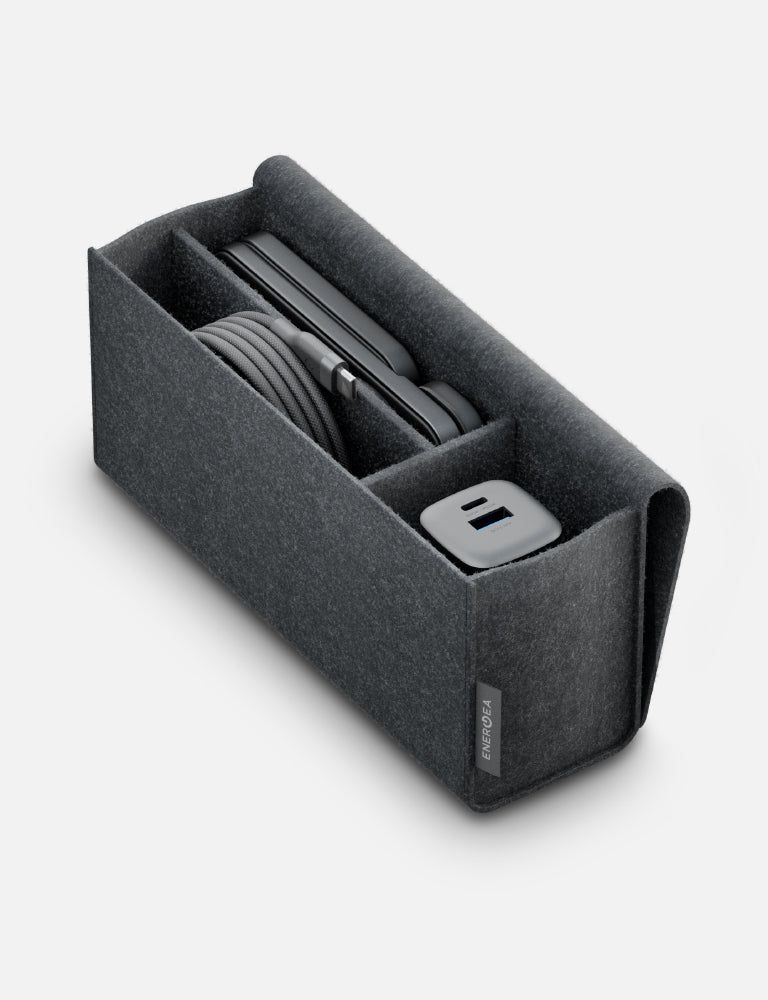 Energea Essentials Kit Living Spaces Bundle, Gun/Black