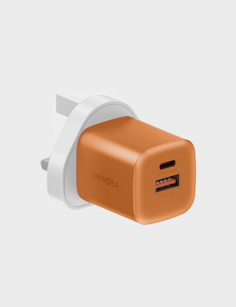 Energea AmpCharge GaN 35W 1A1C Wall Charger, Gunmetal