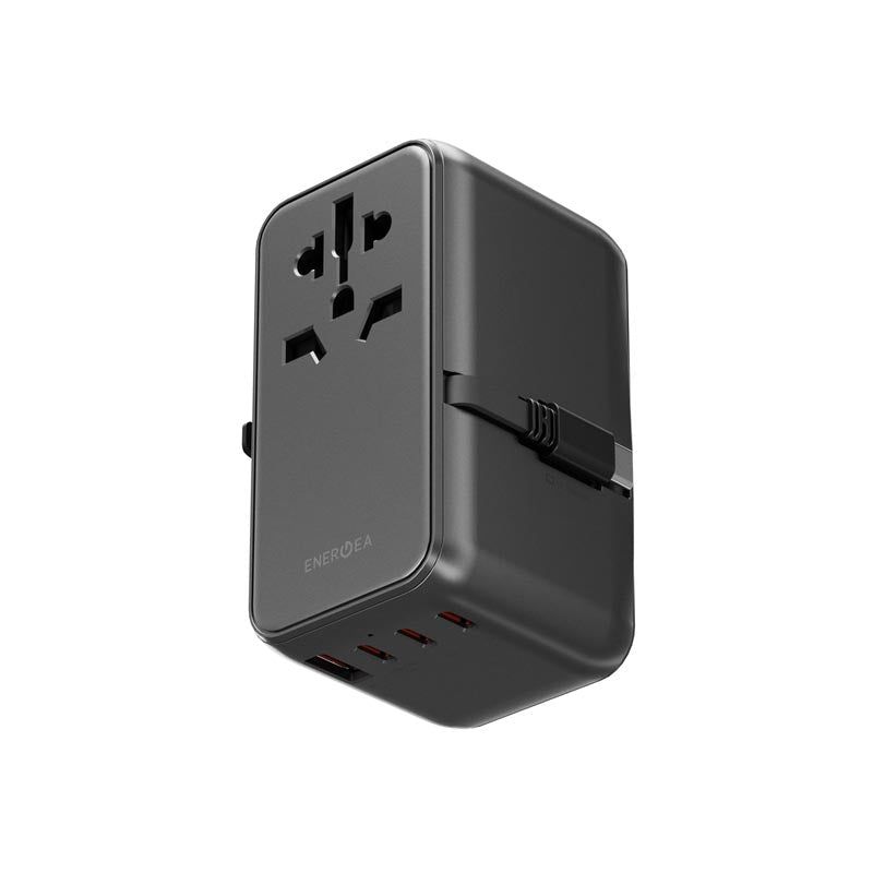 Energea Travelworld GaN 85W Travel Adapter with Built in USB-C C