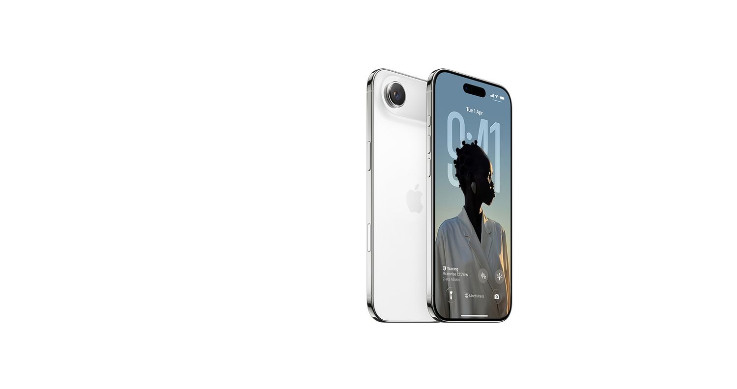 Apple iPhone Air front and rear design