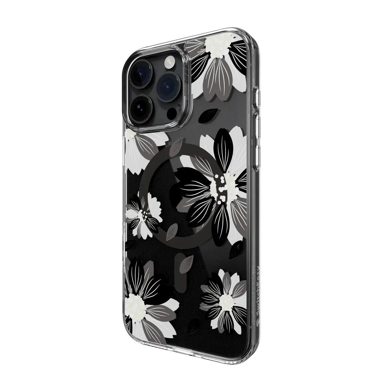SwitchEasy iPhone 16 Pro Max Style M Pattern , Black Flower