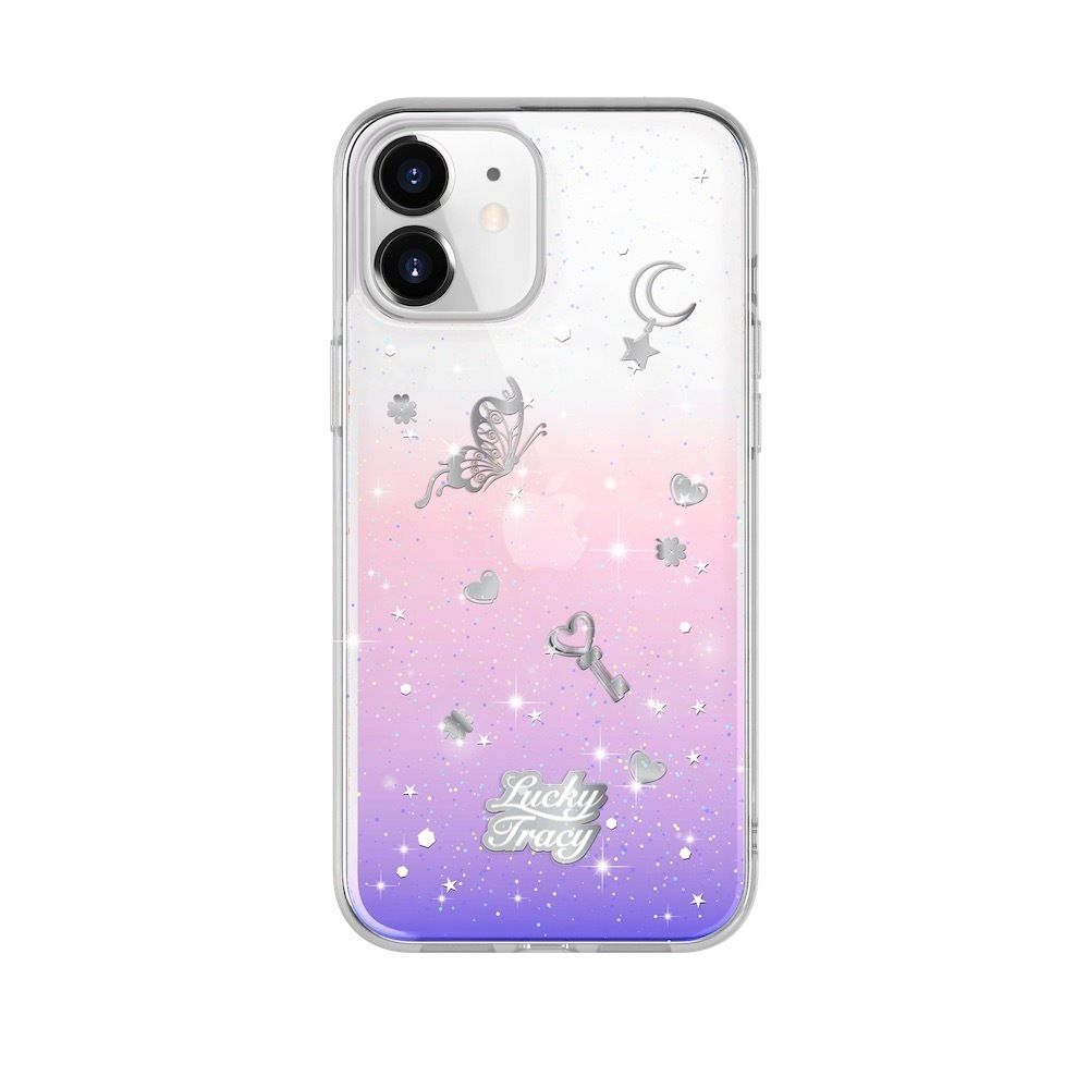 SwitchEasy iPhone 12 mini Lucky Tracy PC + TPU Case, Color: Twilight