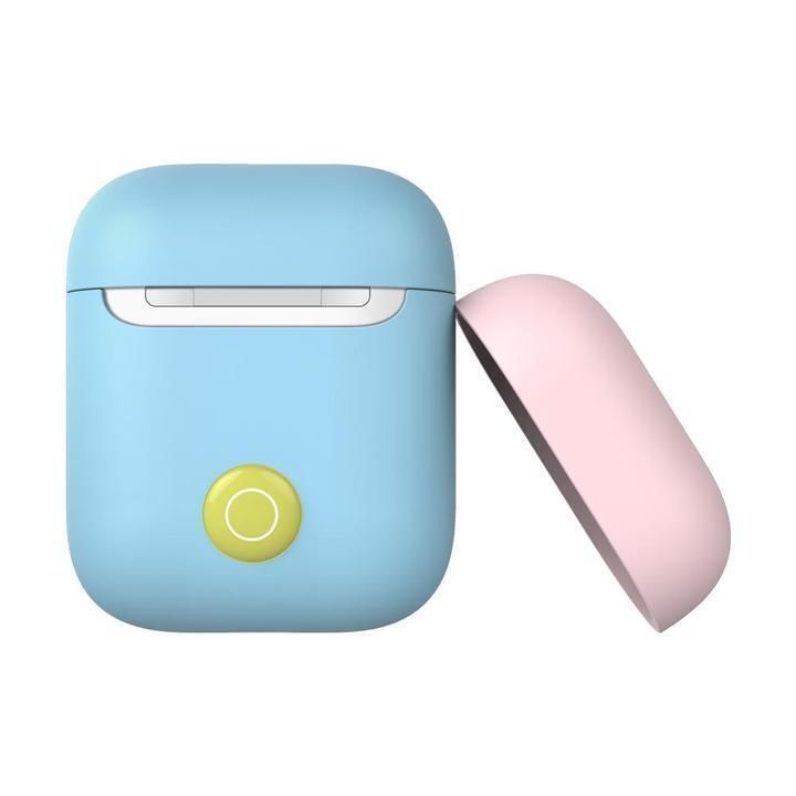 SwitchEasy AirPods 2 Colors Silicone Case, Color: Baby Blue