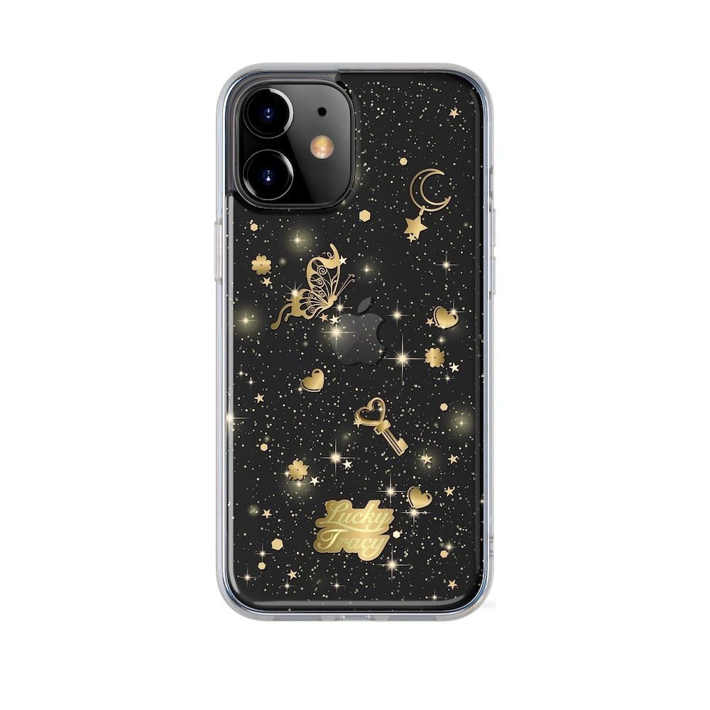 SwitchEasy iPhone 12 mini Lucky Tracy PC + TPU, Transparent Blac