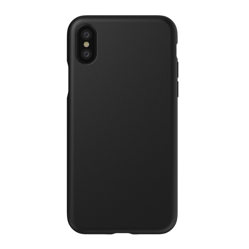 SwitchEasy iPhone X Nude AirBarrier PC Case, Color: Ultra Black