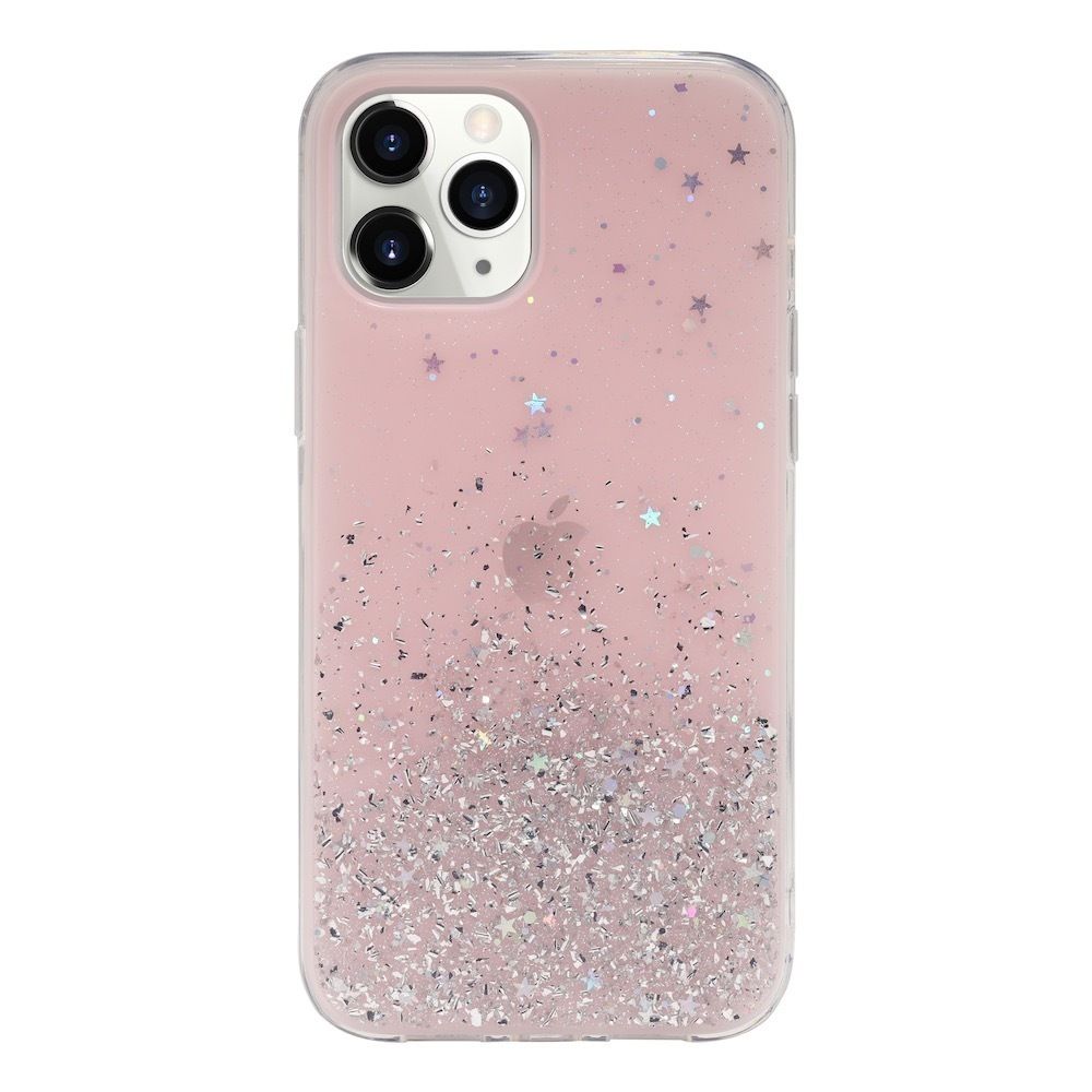 SwitchEasy iPhone 12 Pro Max Starfield PC + TPU, Color: Transparent Rose