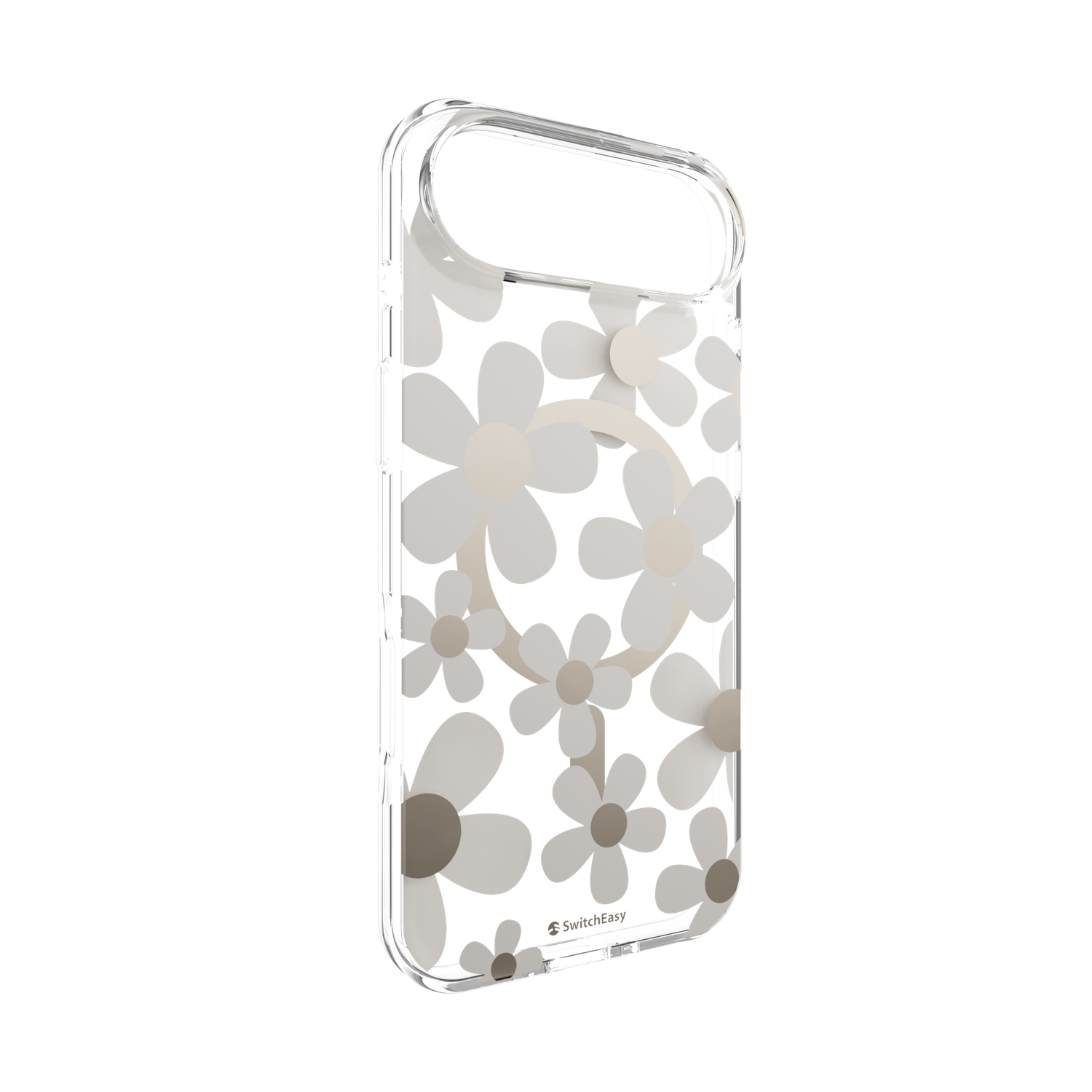 SwitchEasy iPhone Air Fleur M 3D Pattern Case, Golden Gray