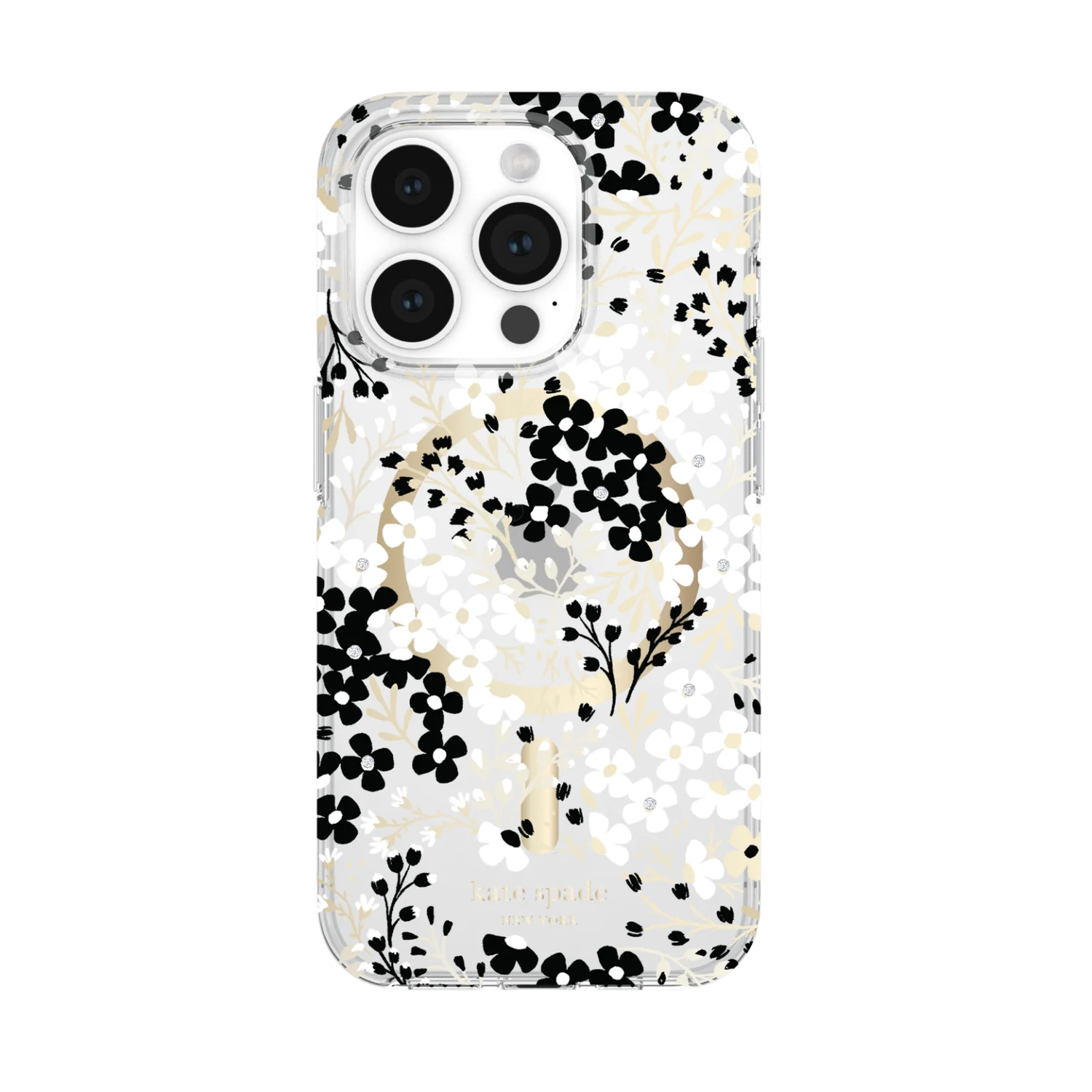Kate Spade 15 Pro Hardshell Case with MagSafe,Multi Floral/B