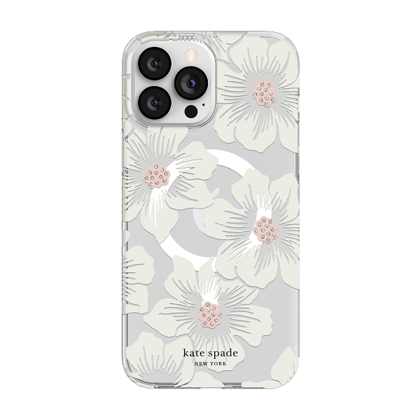 KSNY iPhone 13 Pro Max Hardshell Case for, Hollyhock Floral C