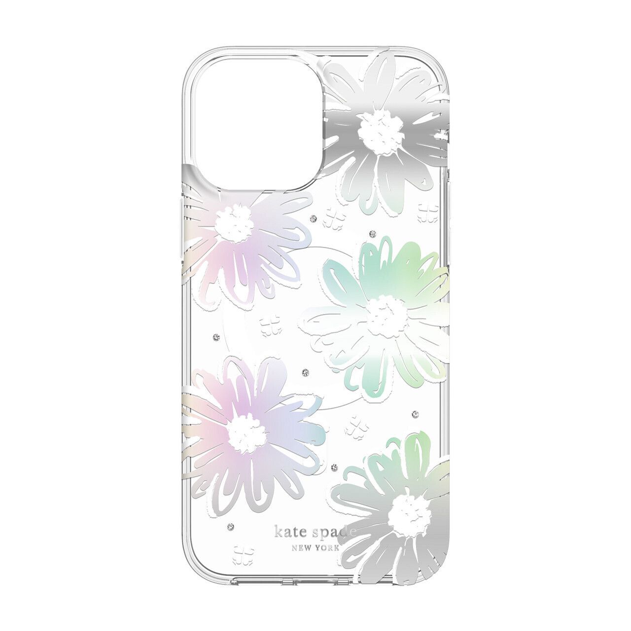 KSNY iPhone 13 Pro Hardshell Case for MagSafe, Daisy Iridescent