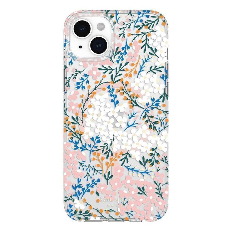 Kate Spade iPhone 14/15 Plus Hardshell, Multi Floral/Rose/Pacifi KSNY iPhone 14/15 Plus Hardshell, Multi Floral/Rose/Pacific