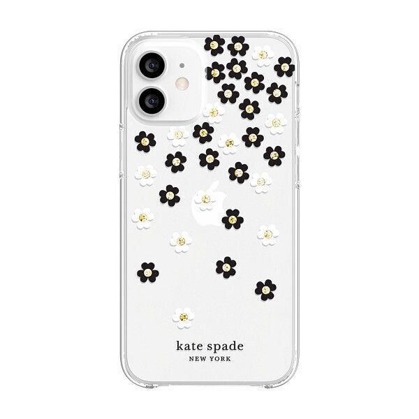 Kate Spade iPhone 12 mini Hardshell Case, Scattered Flowers KSNY iPhone 12 mini Hardshell Case, Scattered Flowers