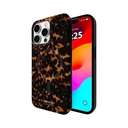 KSNY iPhone 15 Pro Max Hardshell Case with, Transparent Torto