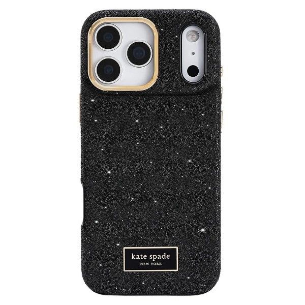 Kate Spade iPhone 18/17 Pro Scallop Case, Black