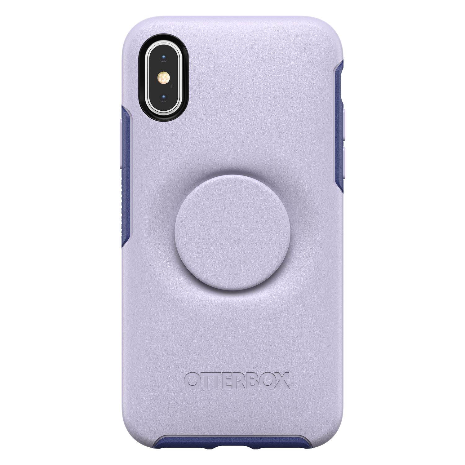 OtterBox Otter + Pop iPhone Xs Symmetry, Blue Nebula (Blue/Blue