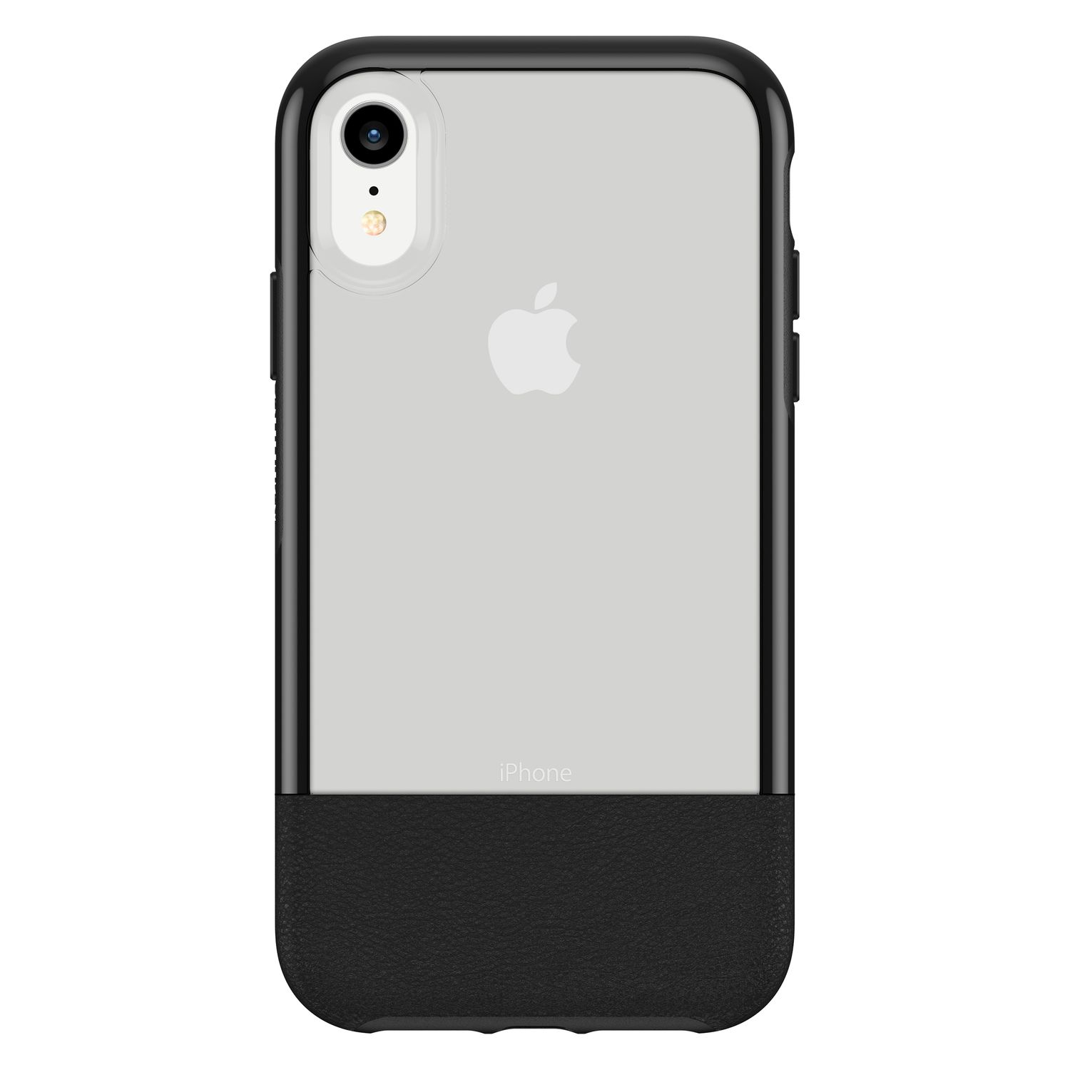 OtterBox iPhone XR Statement Series, Lucent Black (Clear/Black)