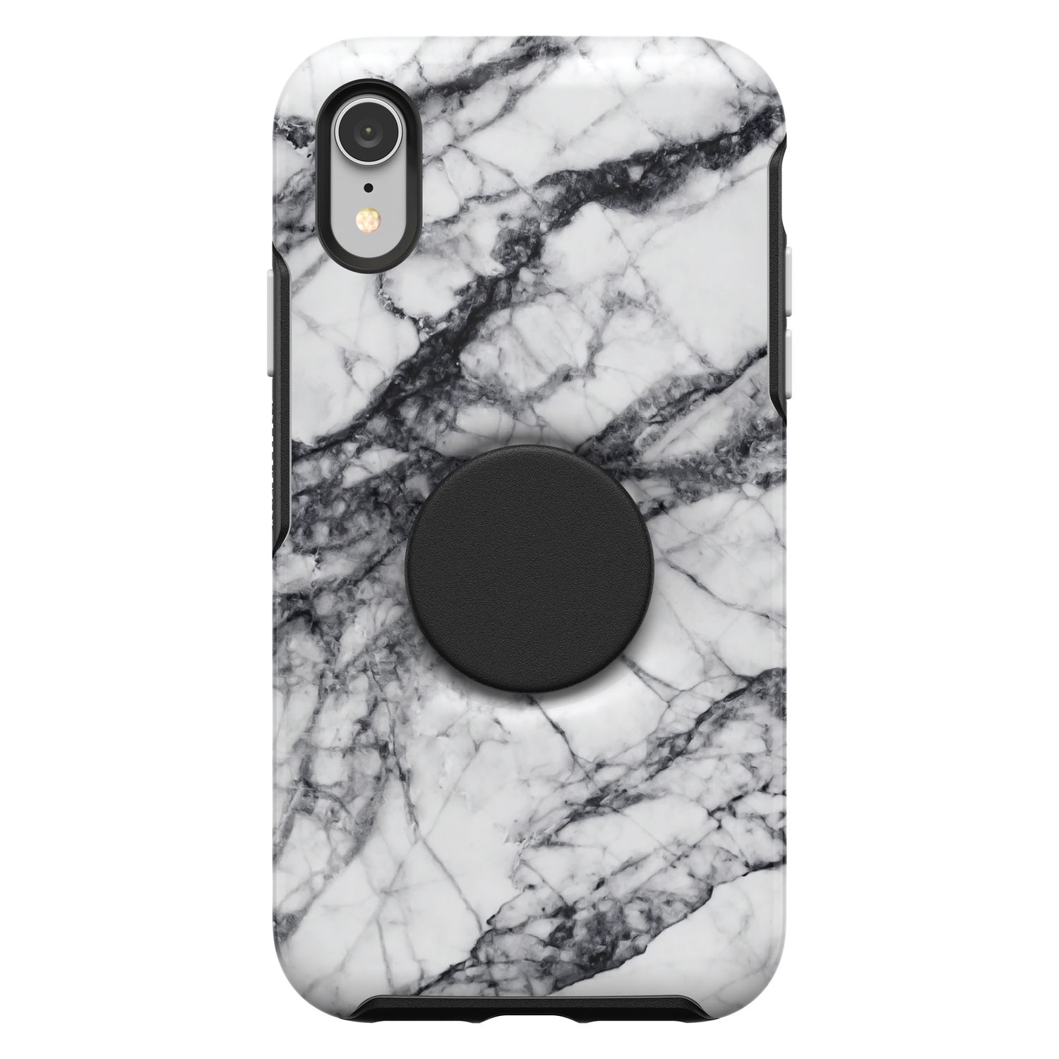 OtterBox Otter + Pop iPhone XR Symmetry, White Marble
