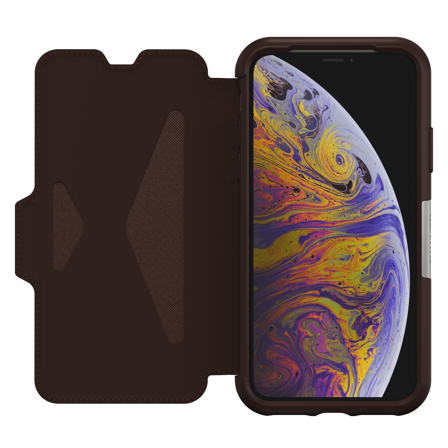 OtterBox iPhone Xs Strada Series, Royal Blush (Bloom/Rose)