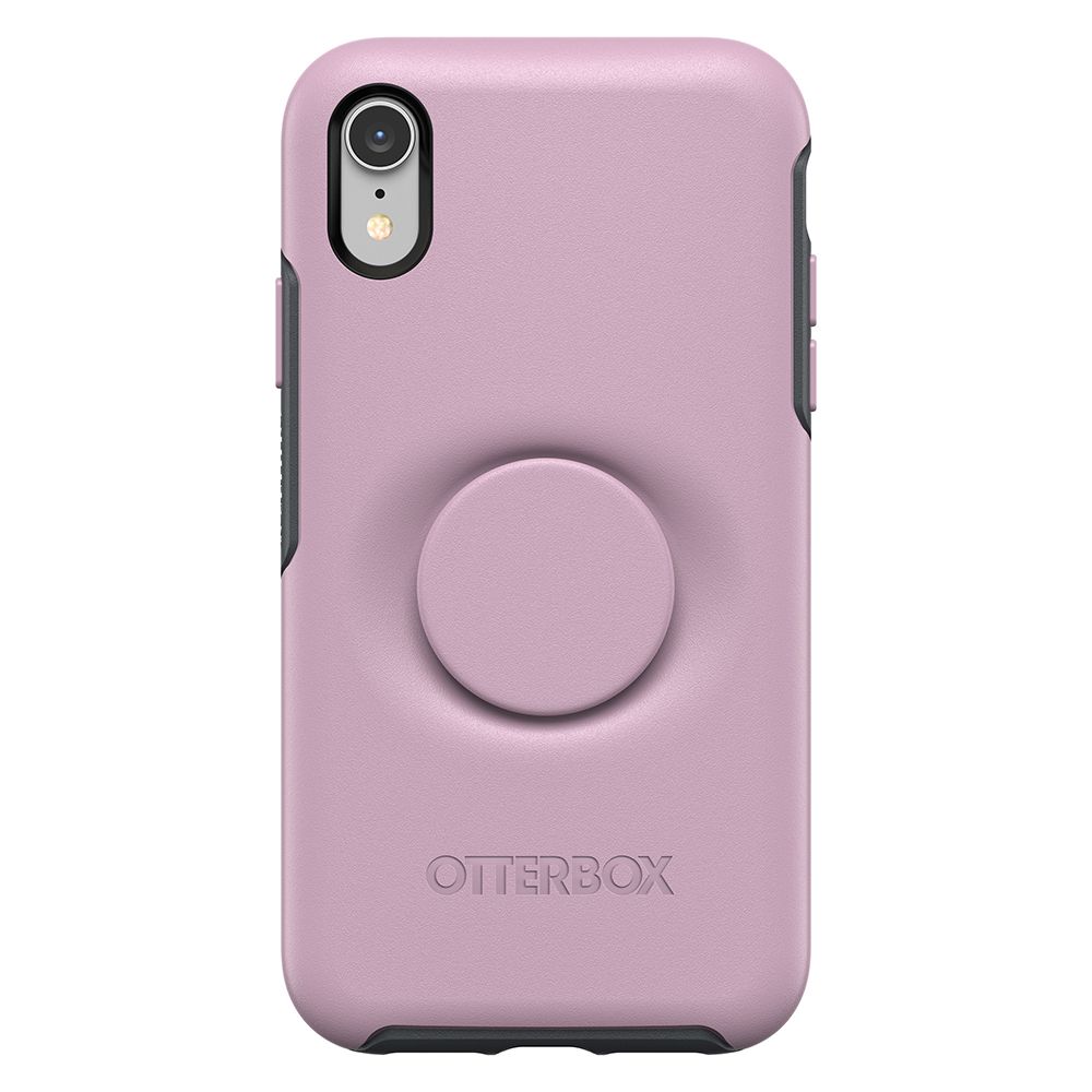 OtterBox Otter + Pop iPhone XR Symmetry, Mauvous (Pink/Grey)