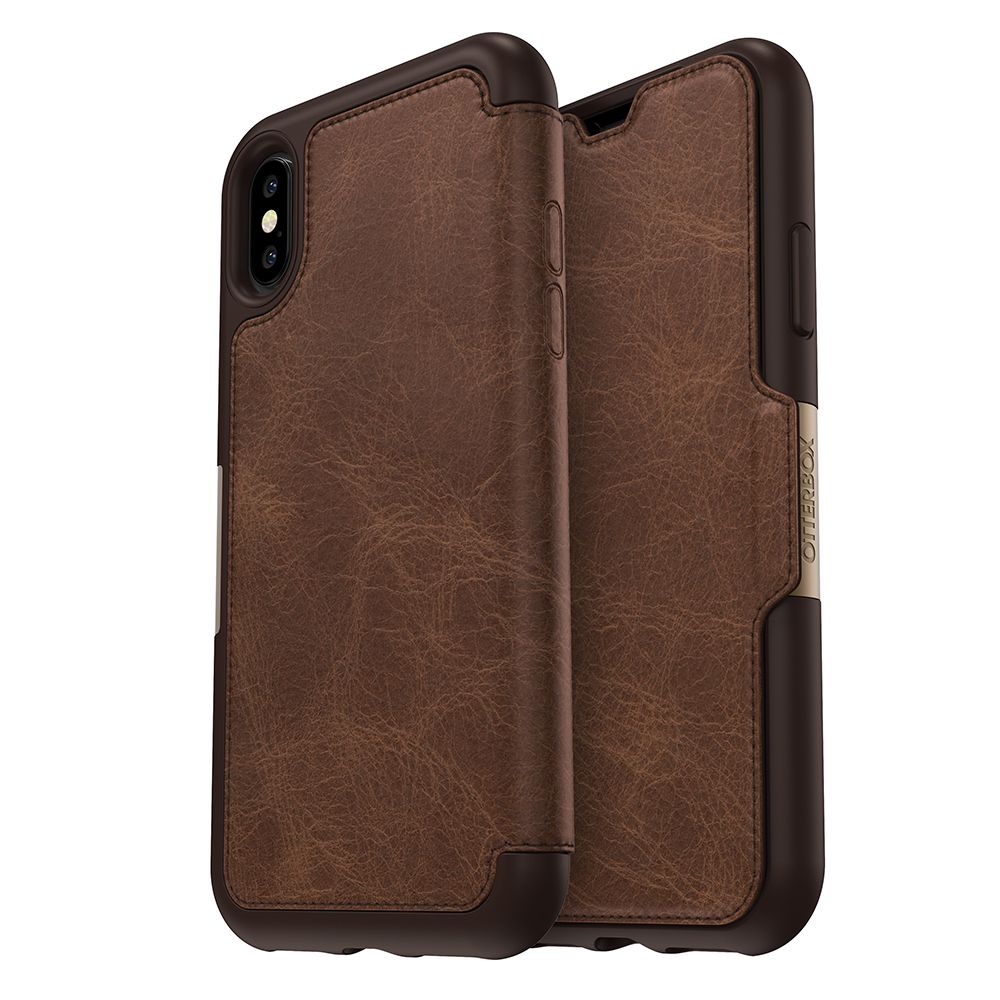 OtterBox iPhone X Strada Series, Espresso (Brown/Brown)