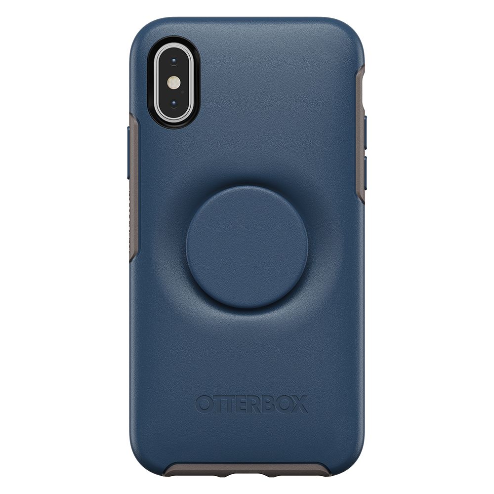 OtterBox Otter + Pop iPhone Xs Symmetry, Mauvous (Pink/Grey)