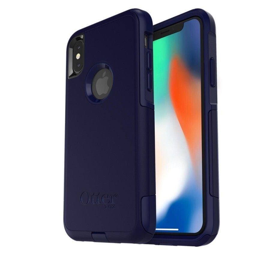 OtterBox iPhone X Commuter Series, Indigo Way (Blue/Blue)