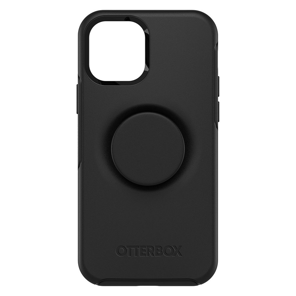 OtterBox Otter + Pop iPhone 12 / iPhone 12 Pro Symmetry, Black