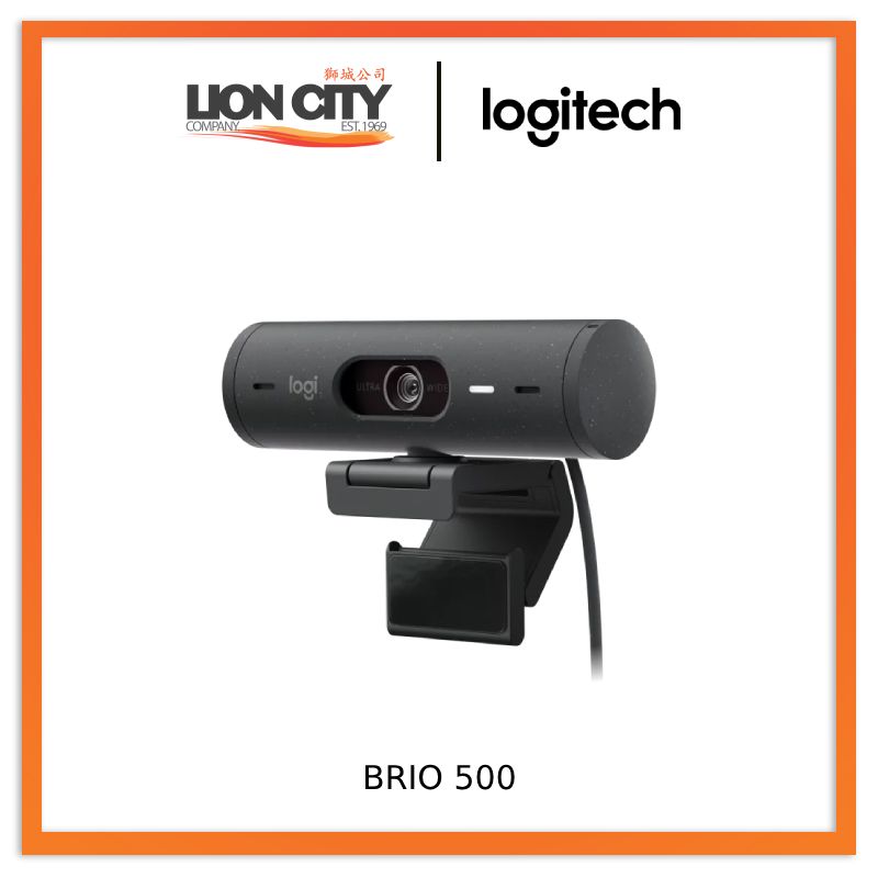Logitech Brio 500 1080p Full HD Webcam