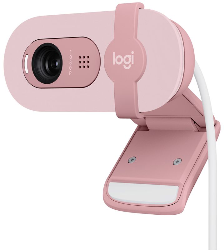 Logitech Brio 100 Off White/Rose 1080p Webcam