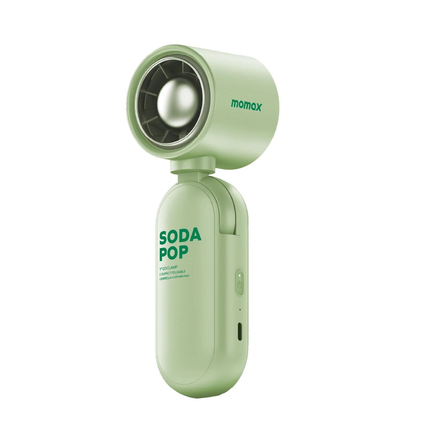 Momax IF22G 1 Go Clamp Umbrella-clip Mini Fan, Green