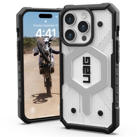 UAG iPhone 15 Pro Pathfinder Magsafe, Ice | UAG Singapore