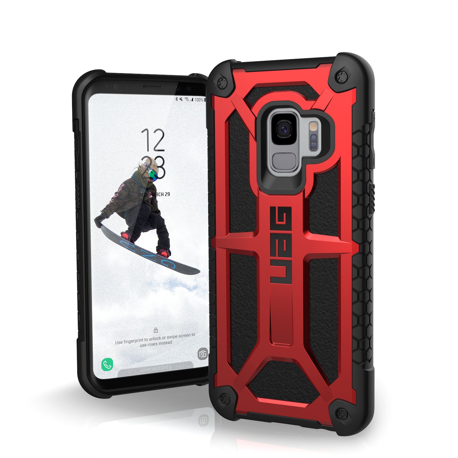 UAG Samsung Galaxy S9 Monarch Case, Crimson/Black | UAG Singapore