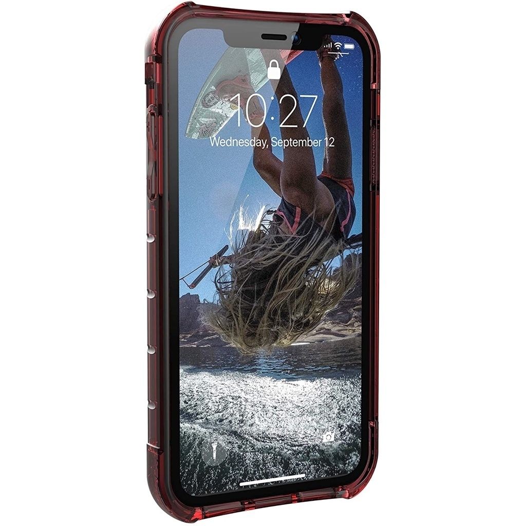 UAG iPhone Xs Max Plyo Case, Crimson (Dark Red Transparent) | UAG Singapore